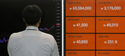롤러코스터 타는 비트코인…한때 6500만원 선 회복