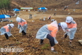 남부지방산림청, 울진 산불피해지에 학생들과 밀원숲 조성