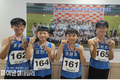 영천교육청, 포은초 육상부 '제52회 KBS배 전국육상경기대회 은메달(400mR)'수상
