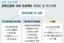 초혁신경제 15대 프로젝트 추진단 출범…"기업성장이 곧 국가발전"