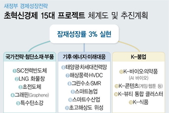 초혁신경제 15대 프로젝트 추진단 출범…"기업성장이 곧 국가발전"